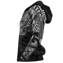 Load image into Gallery viewer, Maori Tattoo Style All Over Print Hoodie White Version