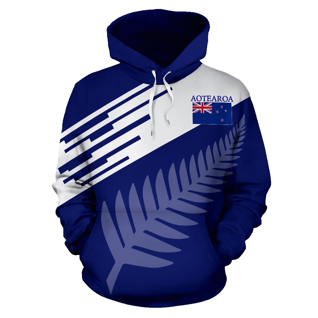 New Zealand - Aotearoa Hoodie Silver Fern