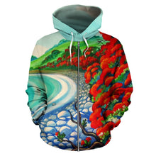 Load image into Gallery viewer, Pohutukawa New Zealand Zip Up Hoodie
