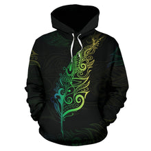 Load image into Gallery viewer, Light Silver Fern New Zealand   Hoodie by ByDesignByus for Men and Women