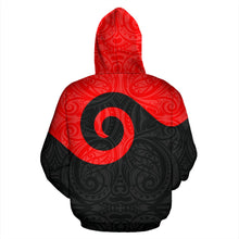 Load image into Gallery viewer, Koru New Zealand  Zip Up Hoodie