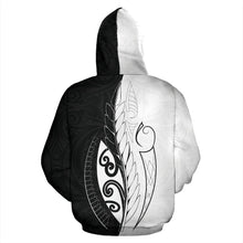 Load image into Gallery viewer, Kia Kaha And Bring It On Zip Up Hoodie