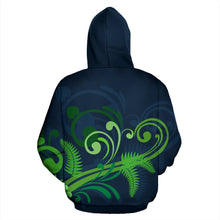 Load image into Gallery viewer, New Zealand Silver Fern Hoodie Green