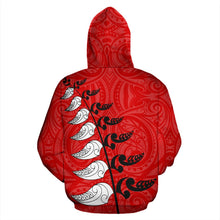 Load image into Gallery viewer, Happy Waitangi Day Zip Up Hoodie