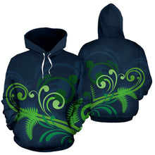 Load image into Gallery viewer, New Zealand Silver Fern Hoodie Green